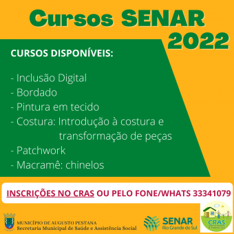 CURSOS SENAR 2022