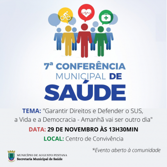 7ª CONFERÊNCIA MUNICIPAL DE SAÚDE